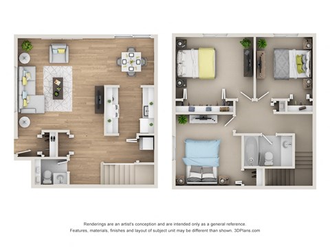 DT_TH Floor Plan at Village Club of Rochester Hills, Shelby Township